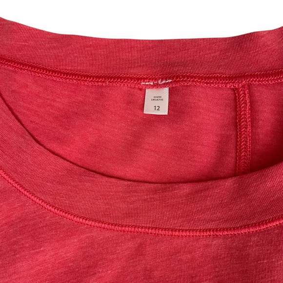 lululemon Promenade Long Sleeve Love Red Sz 12 - Picture 9 of 13